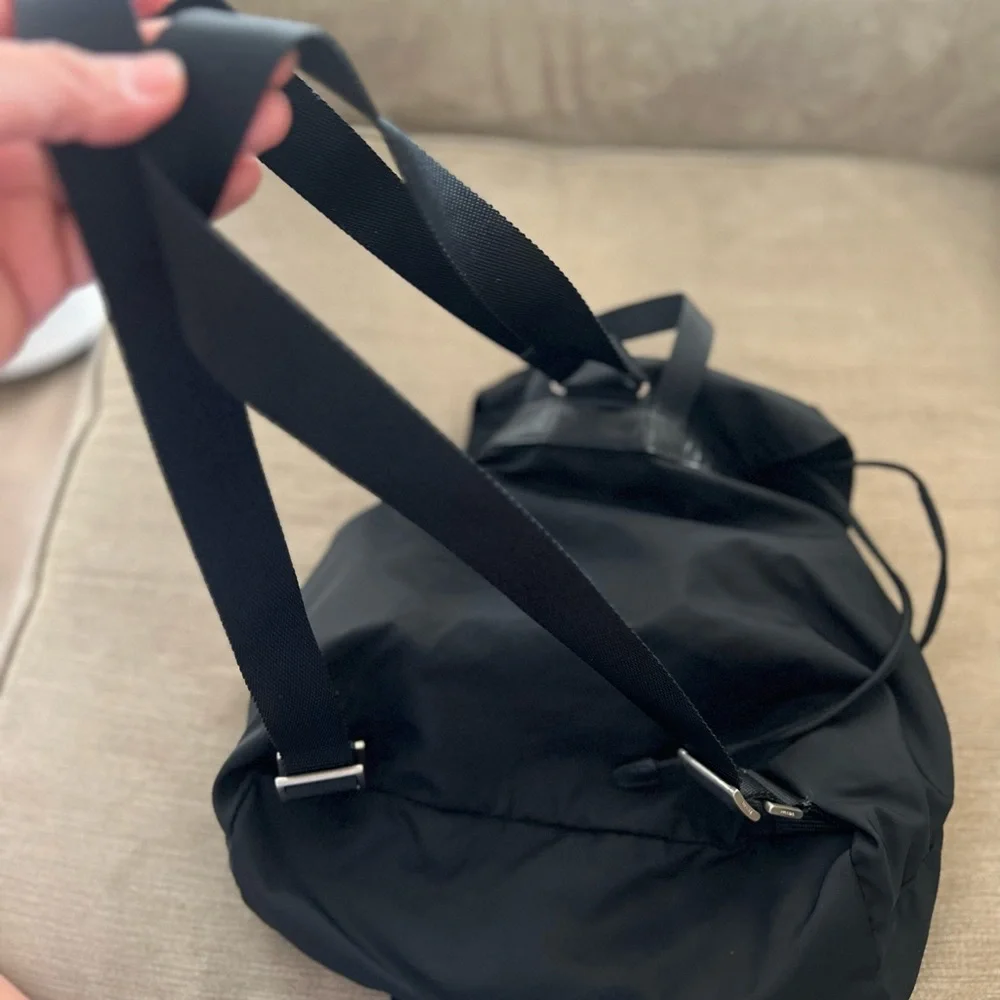 Authentic Prada are-Nylon Drawstring Backpack - Picture 9 of 10